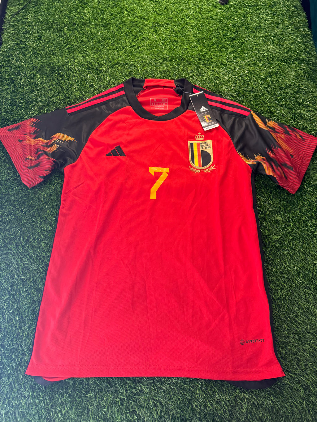 Belgium 2022 World Cup Home Jersey – De Bruyne #7