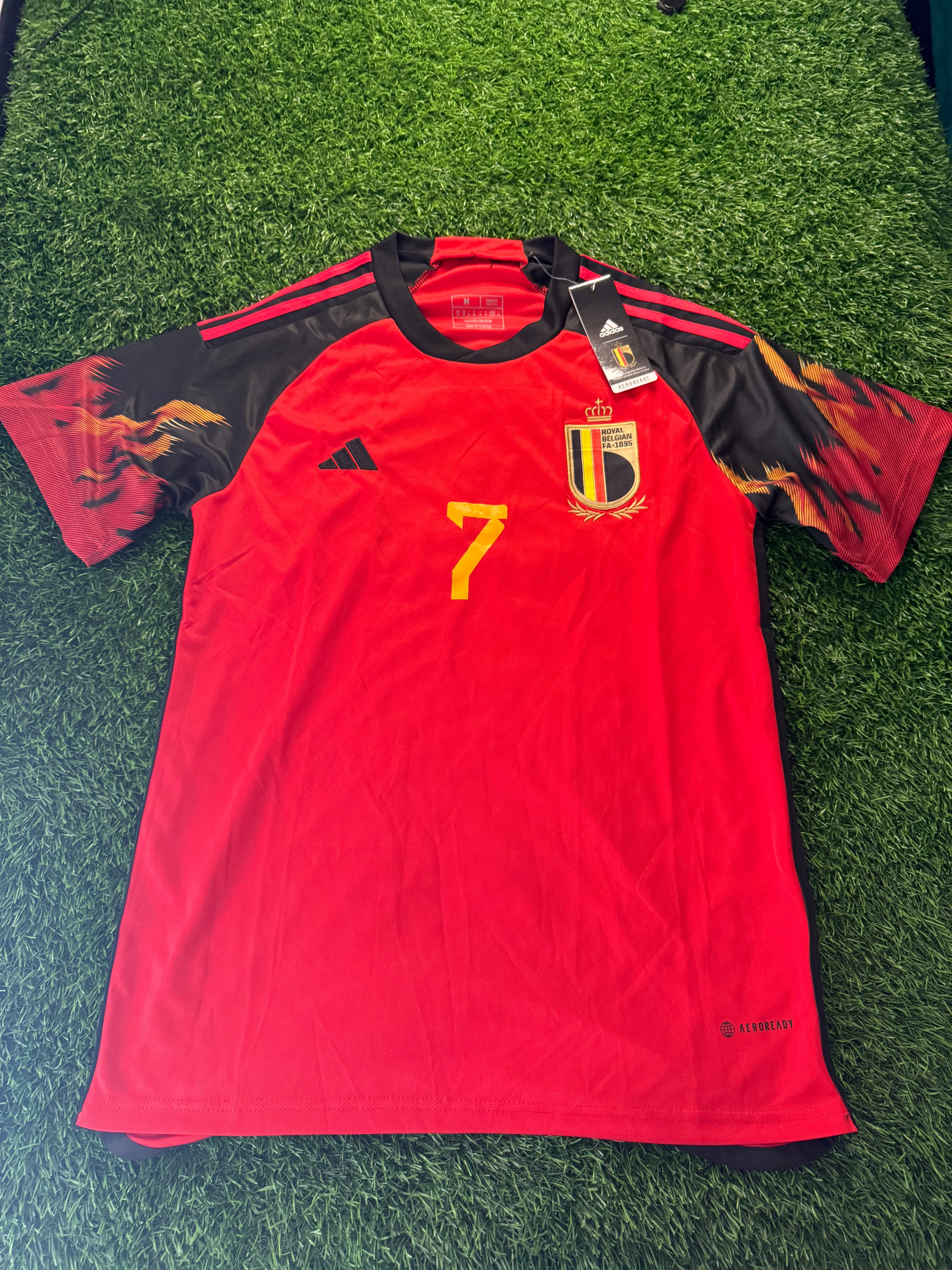 Belgium 2022 World Cup Home Jersey – De Bruyne #7
