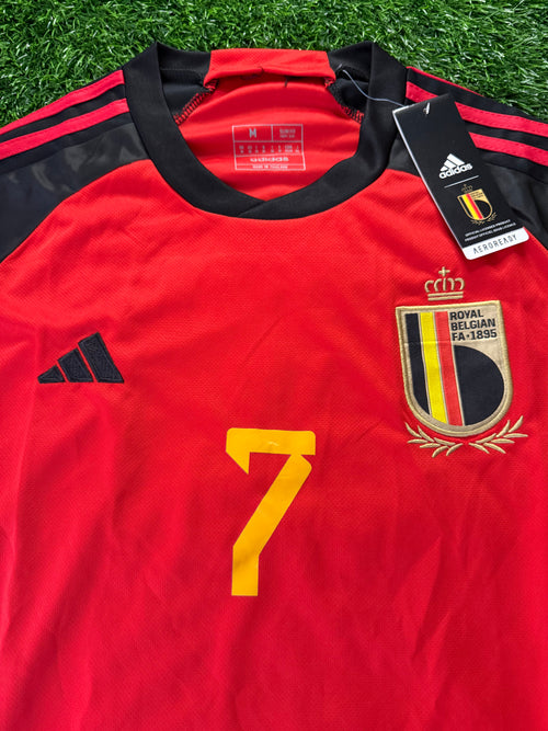 Belgium 2022 World Cup Home Jersey – De Bruyne #7