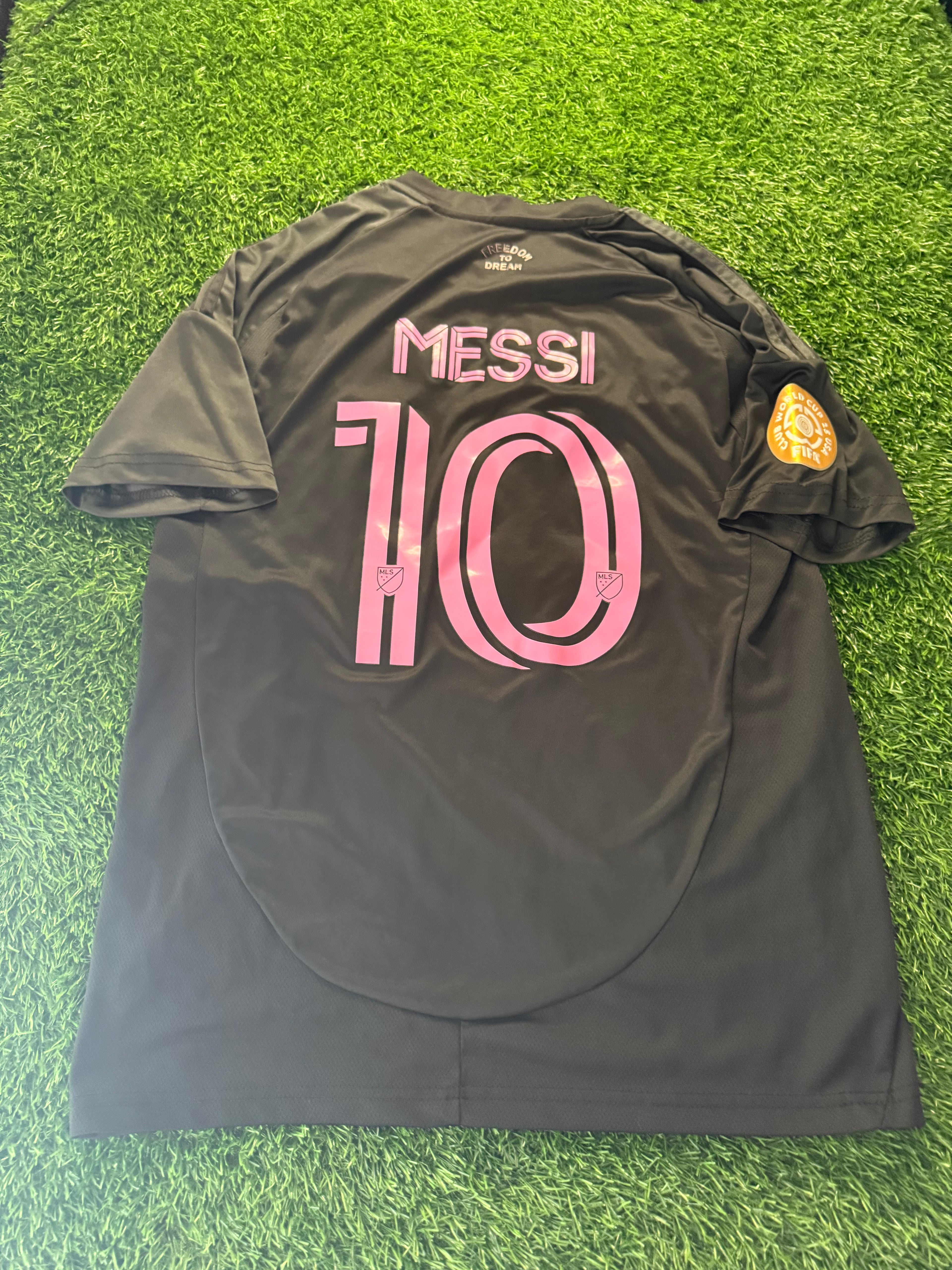 Inter Miami Black Jersey – Messi #10 (Club World Cup Patch)