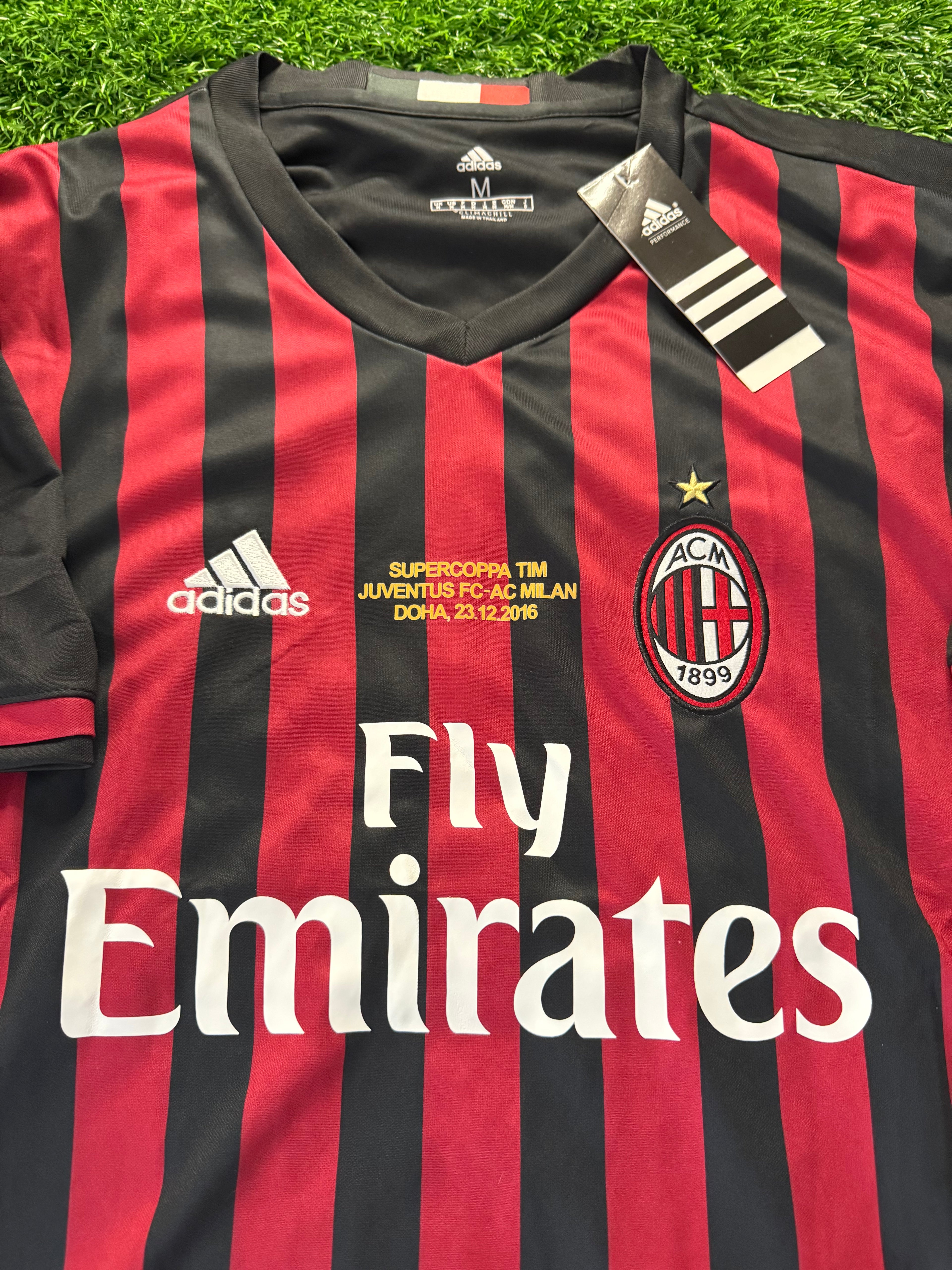 AC Milan 2016/17 Home Jersey (Supercoppa 2016 Print)