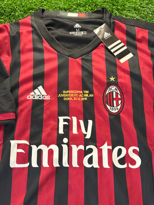 AC Milan 2016/17 Home Jersey (Supercoppa 2016 Print)