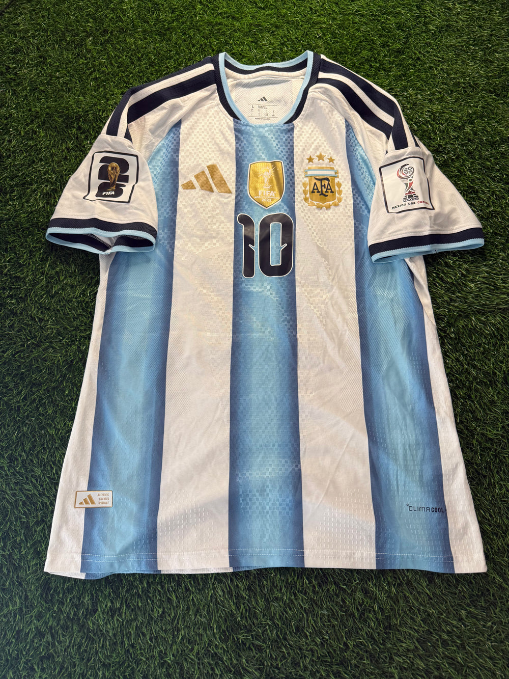 Argentina 2026 World Cup Home Jersey – Messi #10 – Player Version