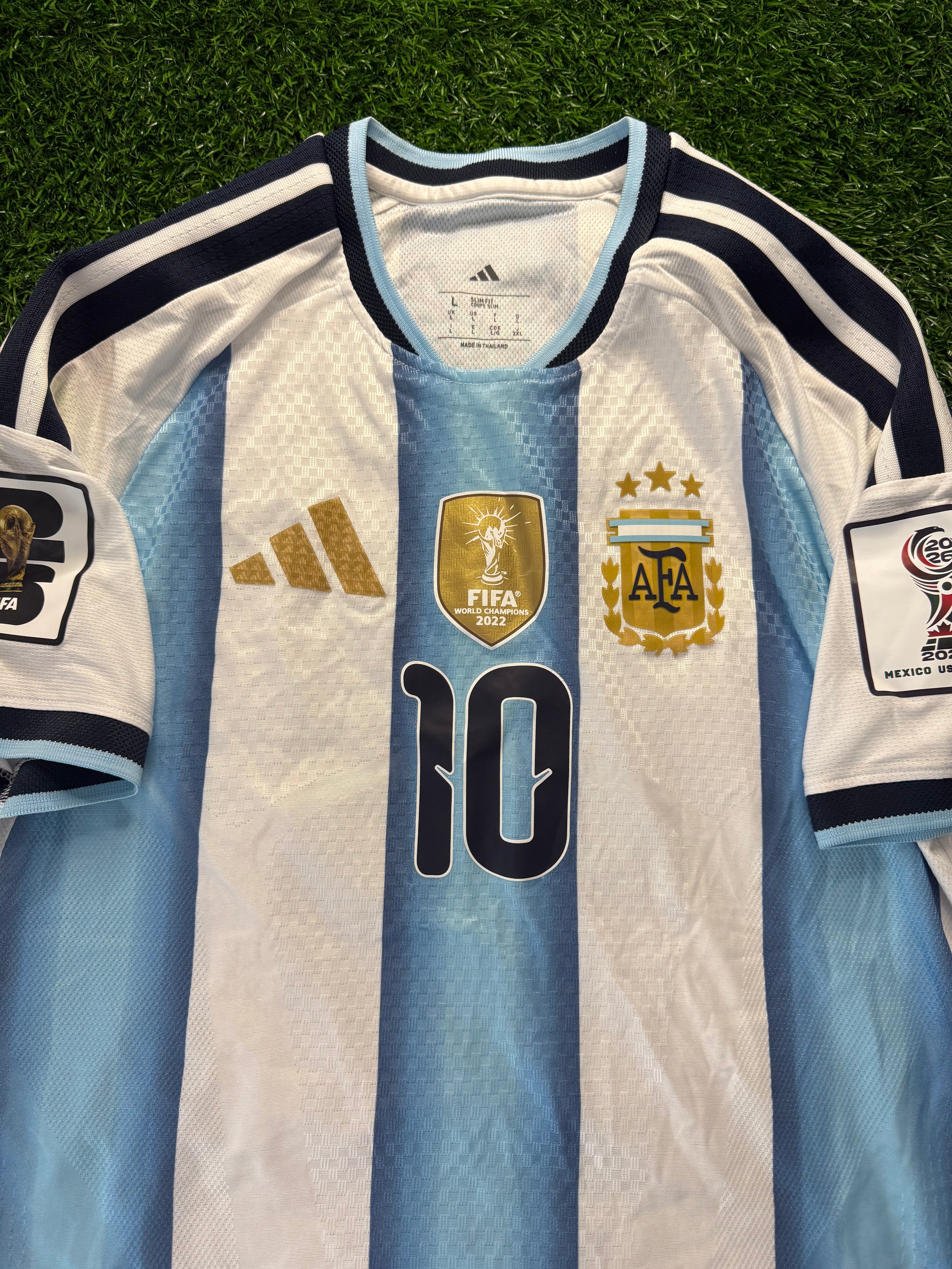 Argentina 2026 World Cup Home Jersey – Messi #10 – Player Version