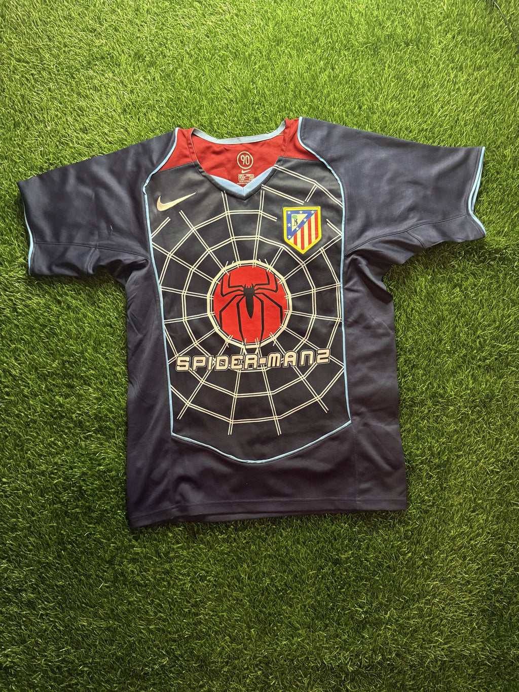 Atlético Madrid Retro Spider-Man Jersey – F. Torres #9