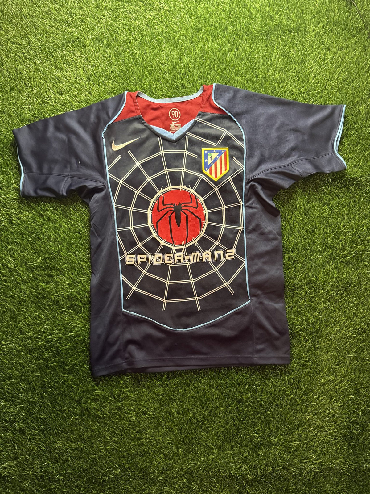 Atlético Madrid Retro Spider-Man Jersey – F. Torres #9