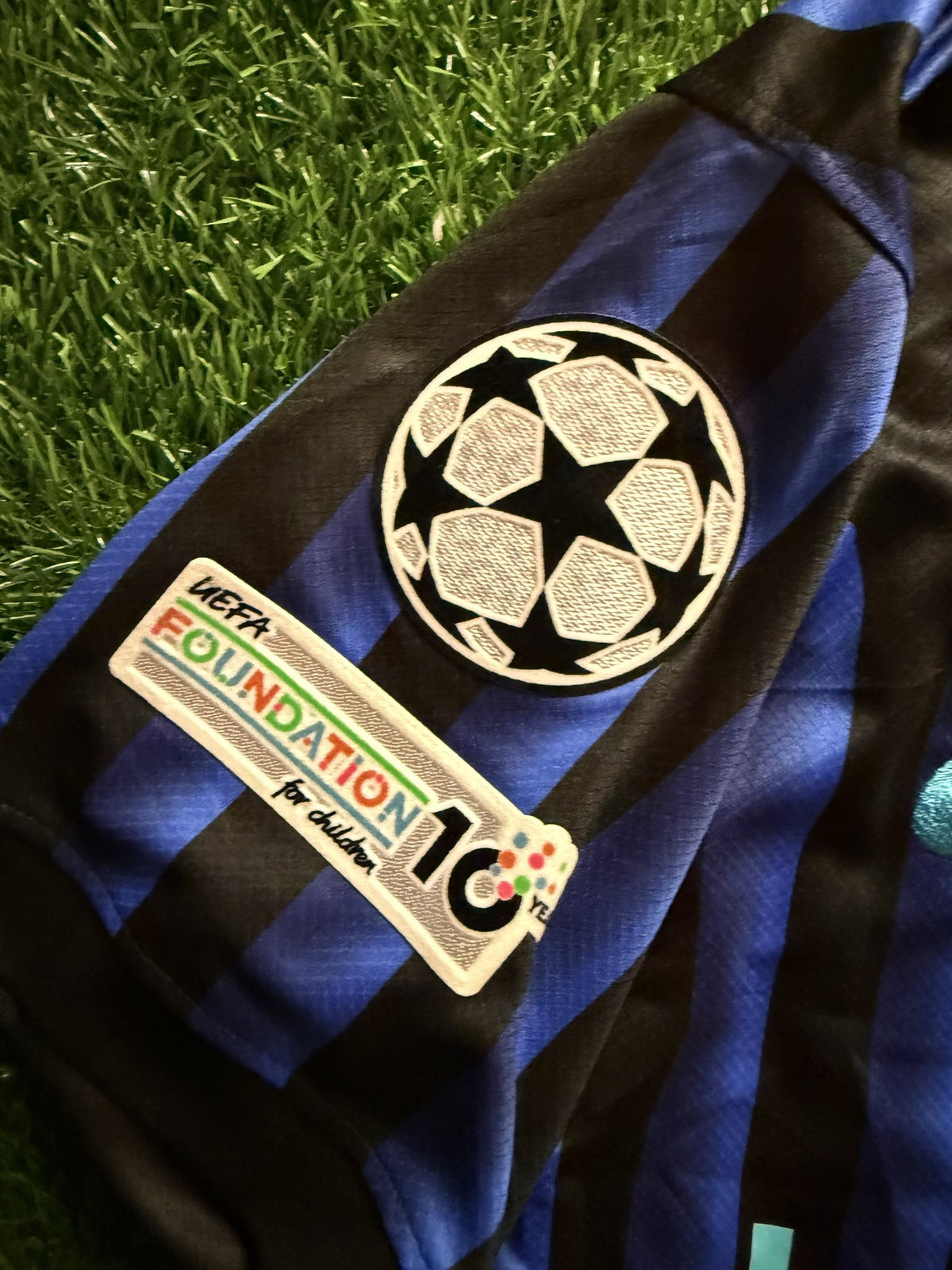 Inter Milan 2024/25 Home Jersey – Lautaro #10 (UCL Patch)