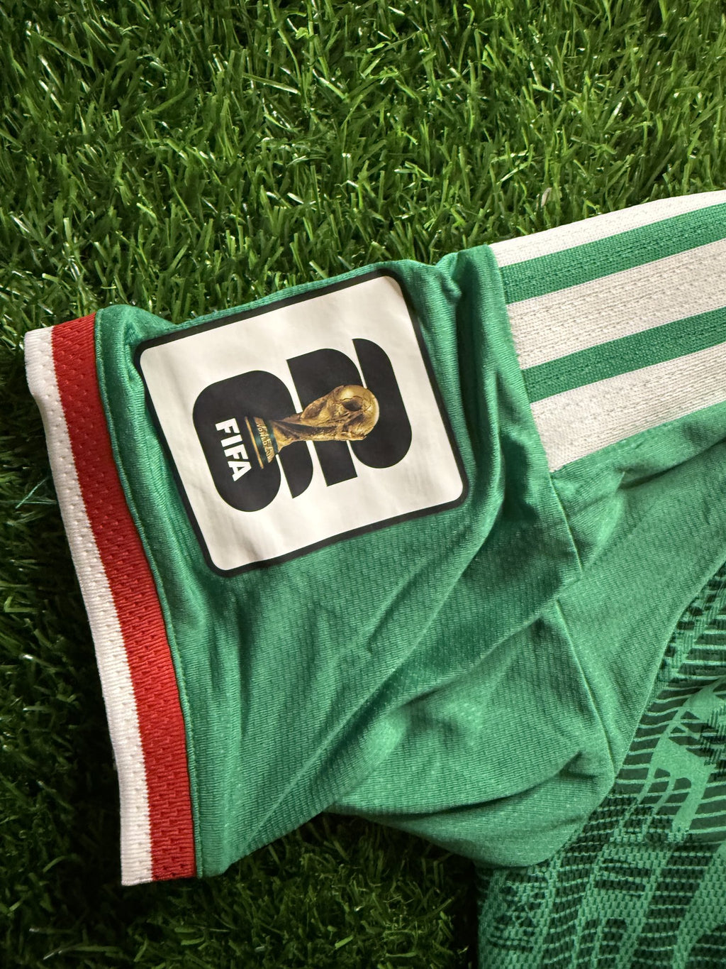 Mexico 2026 World Cup Home Jersey with Patches – Player Version