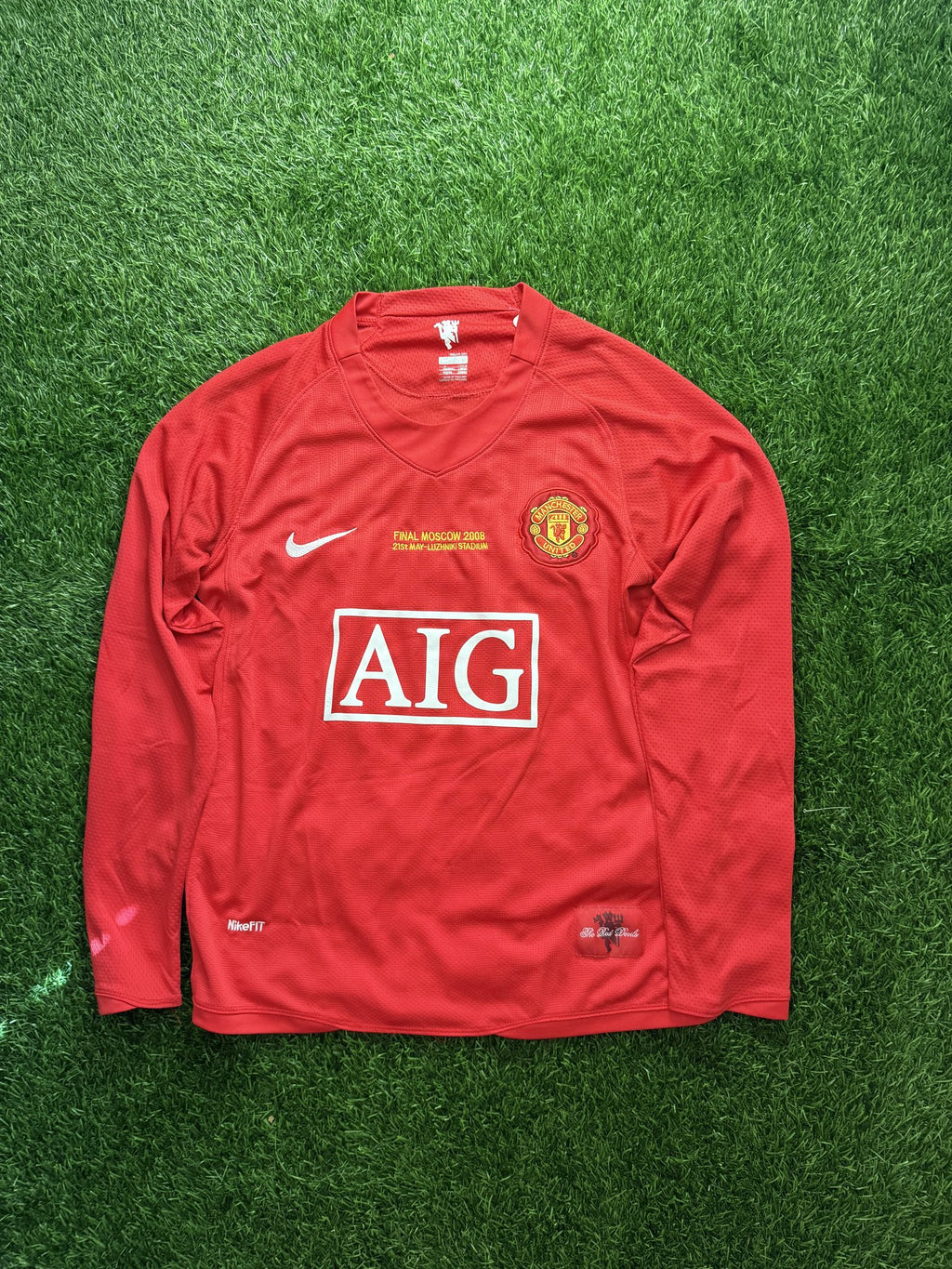 Manchester United 2007/08 Home Long Sleeve Jersey – Ronaldo #7