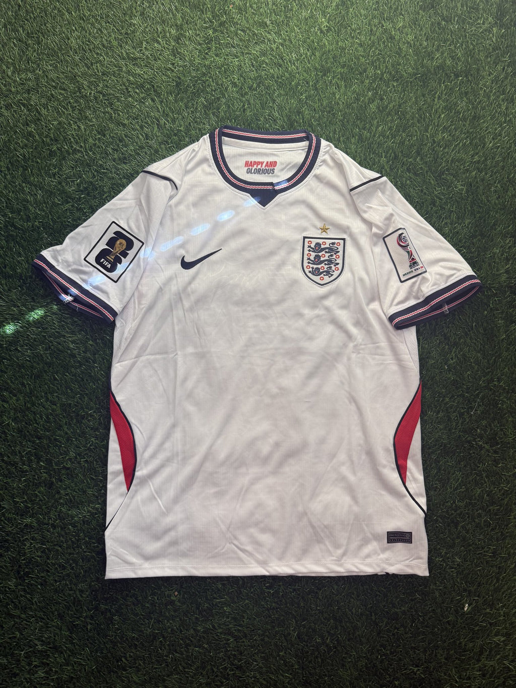 England 2026 World Cup Home Jersey with Patches