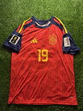 Spain 2026 World Cup Home Jersey with Patches – Lamine Yamal