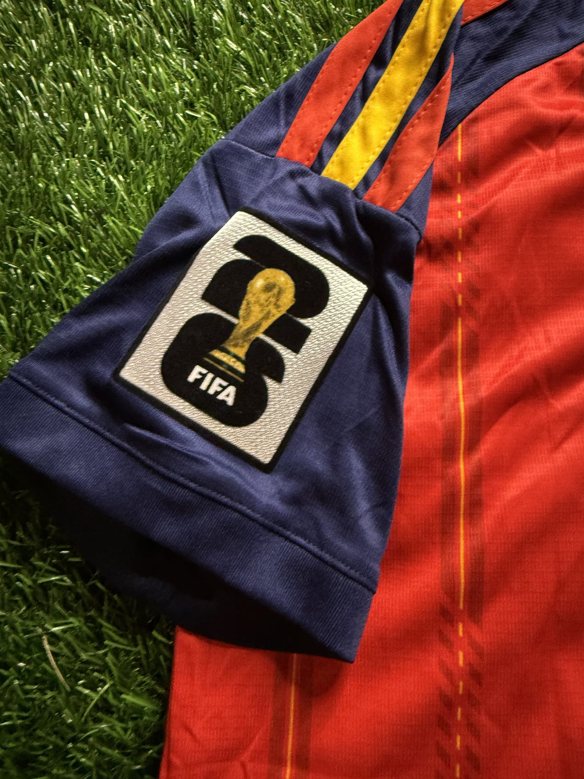 Spain 2026 World Cup Home Jersey with Patches – Lamine Yamal