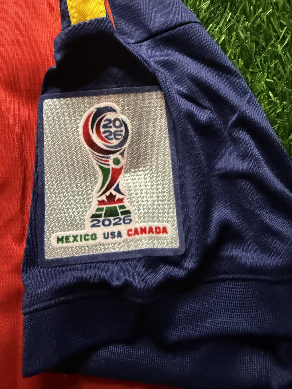 Spain 2026 World Cup Home Jersey with Patches – Lamine Yamal