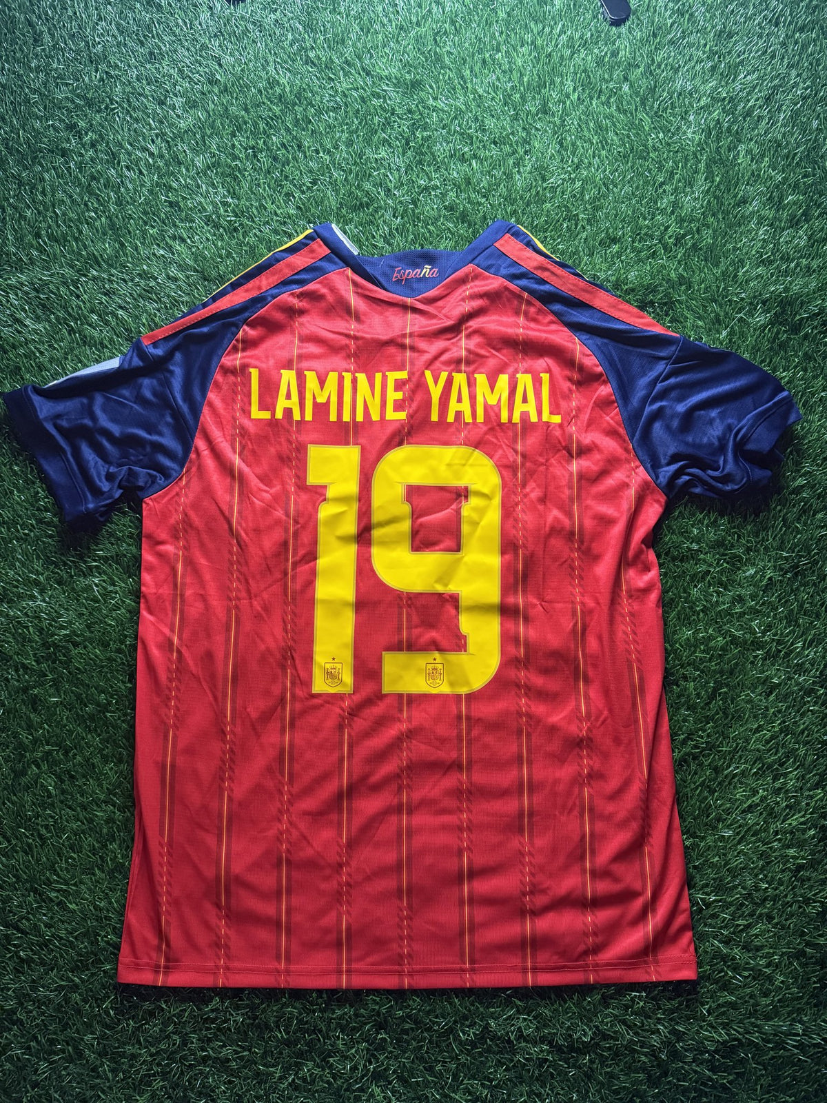 Spain 2026 World Cup Home Jersey with Patches – Lamine Yamal