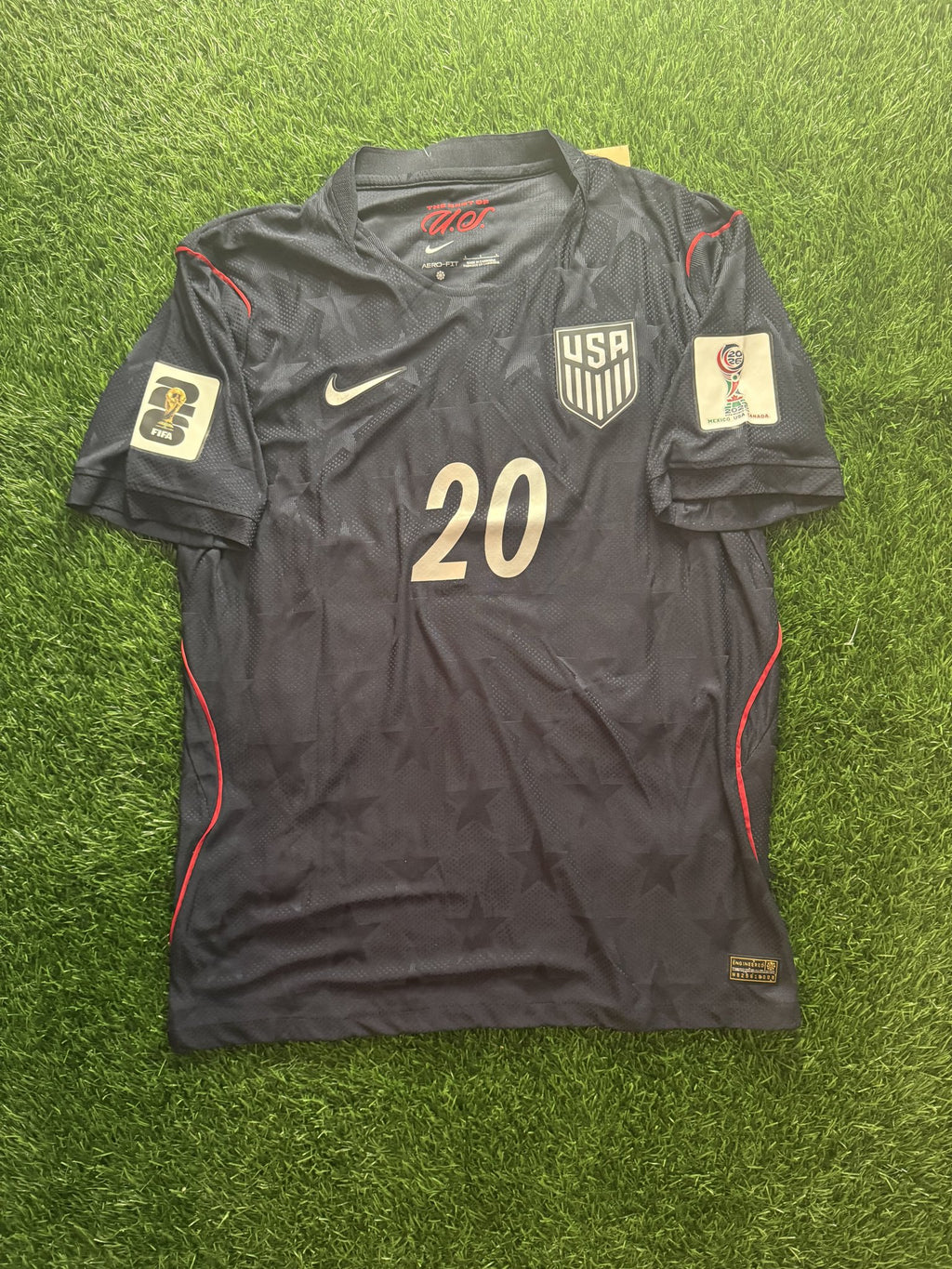 USA 2026 World Cup Away Jersey with Patches – Balogun