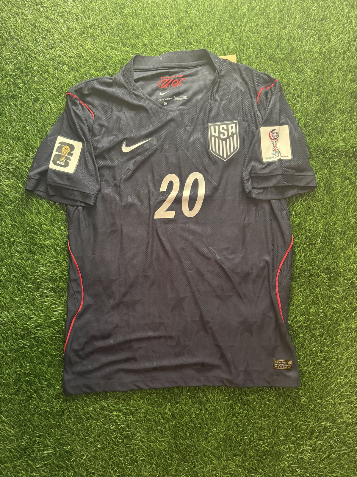 USA 2026 World Cup Away Jersey with Patches – Balogun
