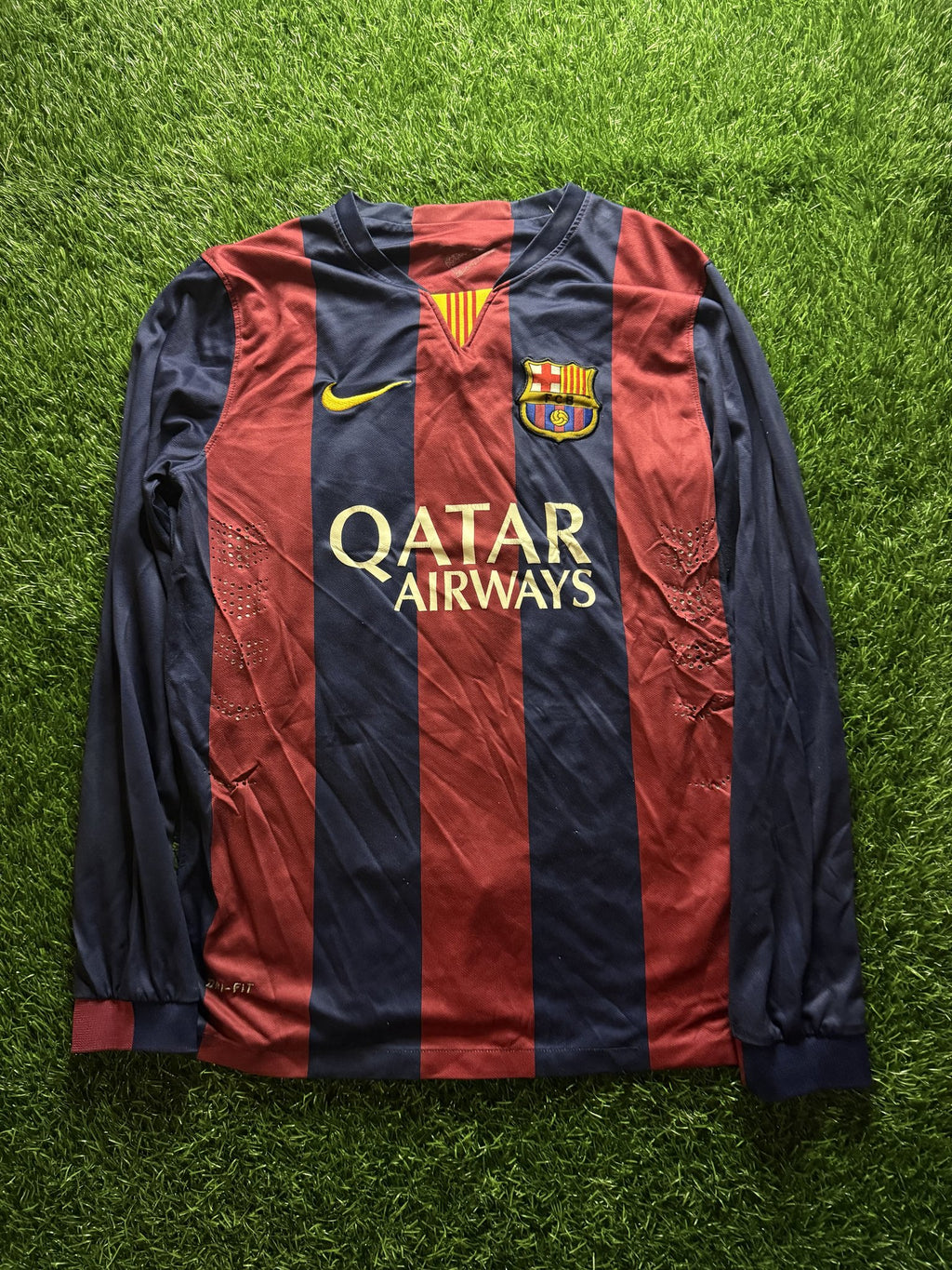FC Barcelona 2013/14 Home Long Sleeve Jersey