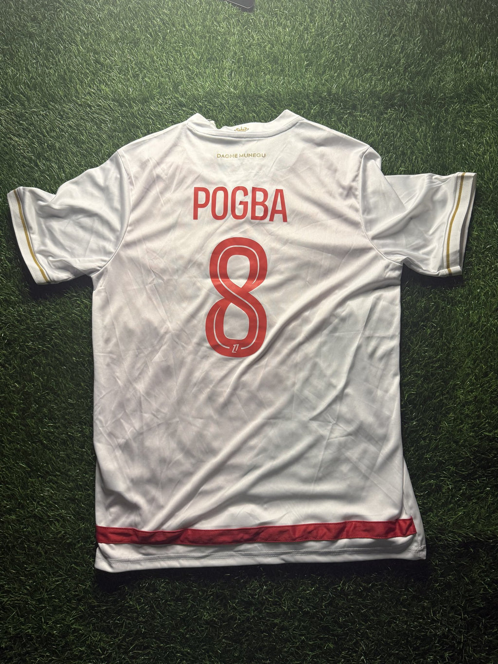 AS Monaco 2025/26 Home Jersey – Pogba #8