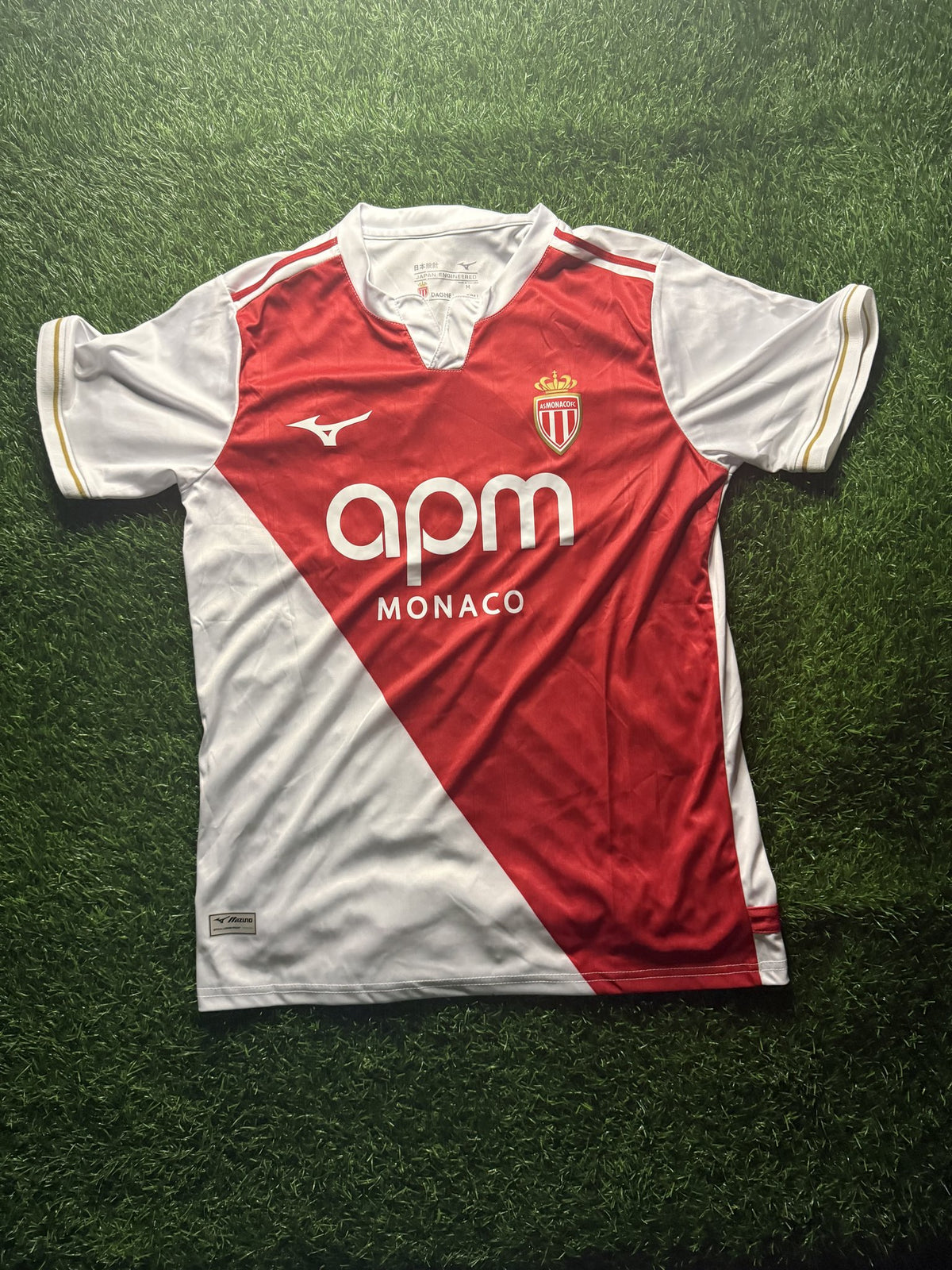 AS Monaco 2025/26 Home Jersey – Pogba #8