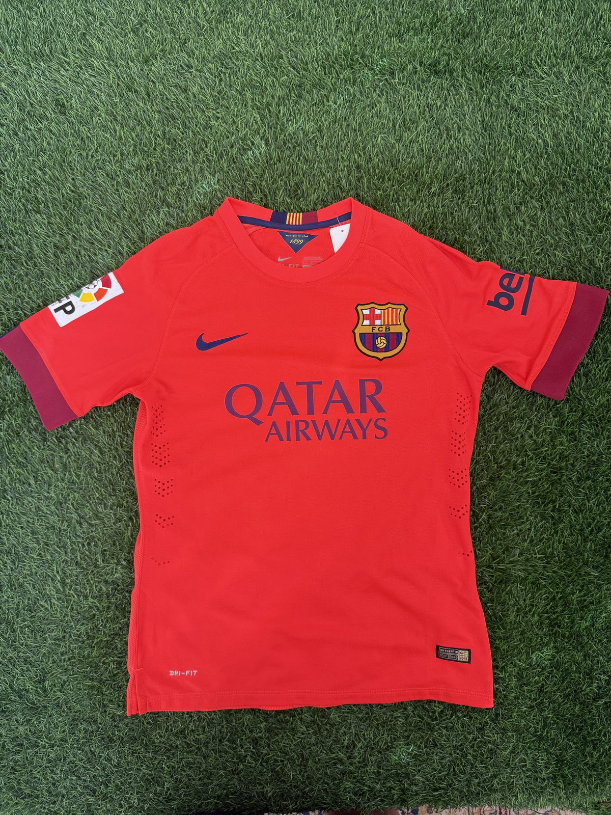 FC Barcelona Orange Jersey – Messi