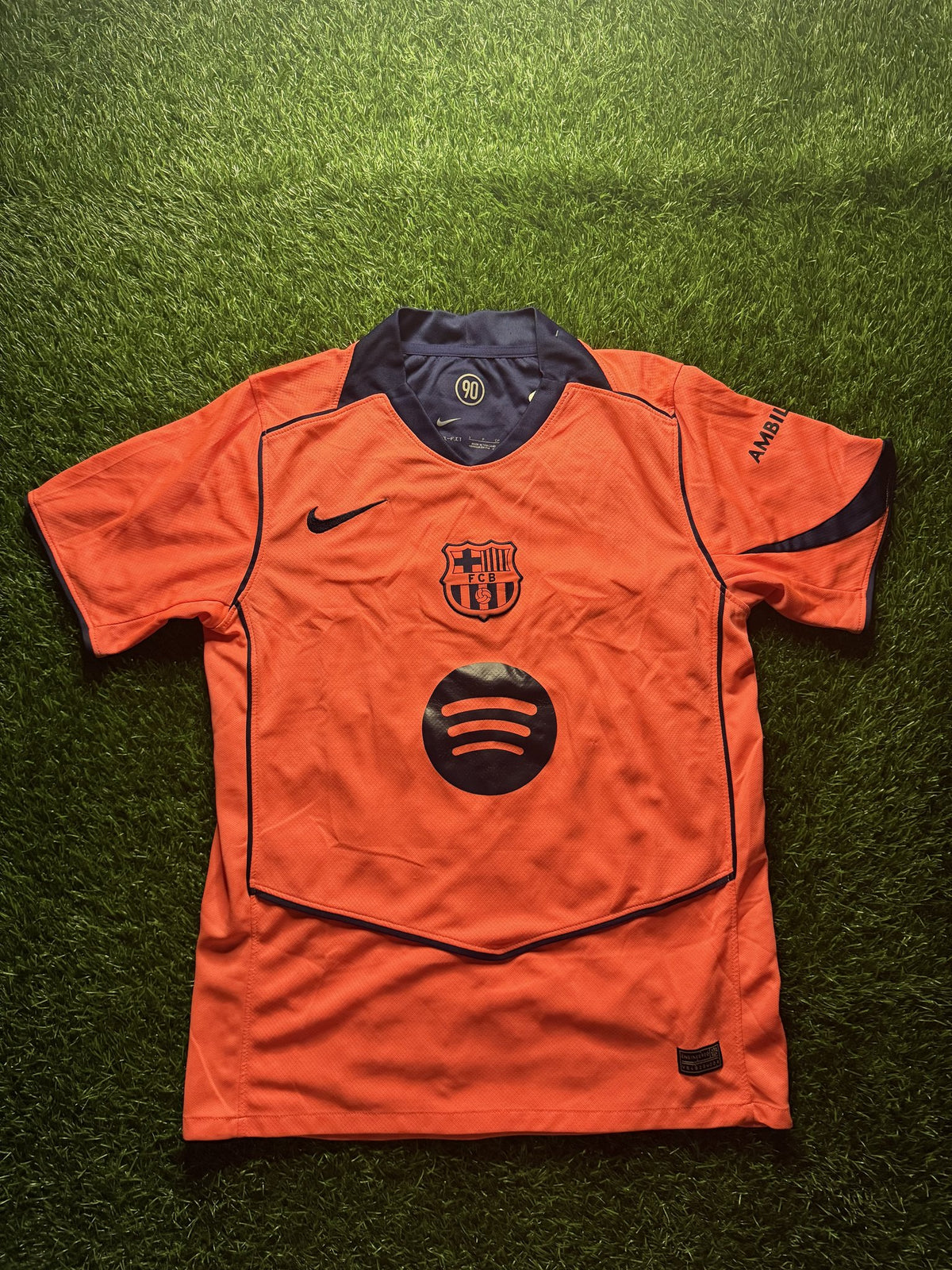 FC Barcelona Orange Away Jersey (Total 90)