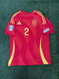 Spain Euro 2024 Home Jersey – Carvajal #2