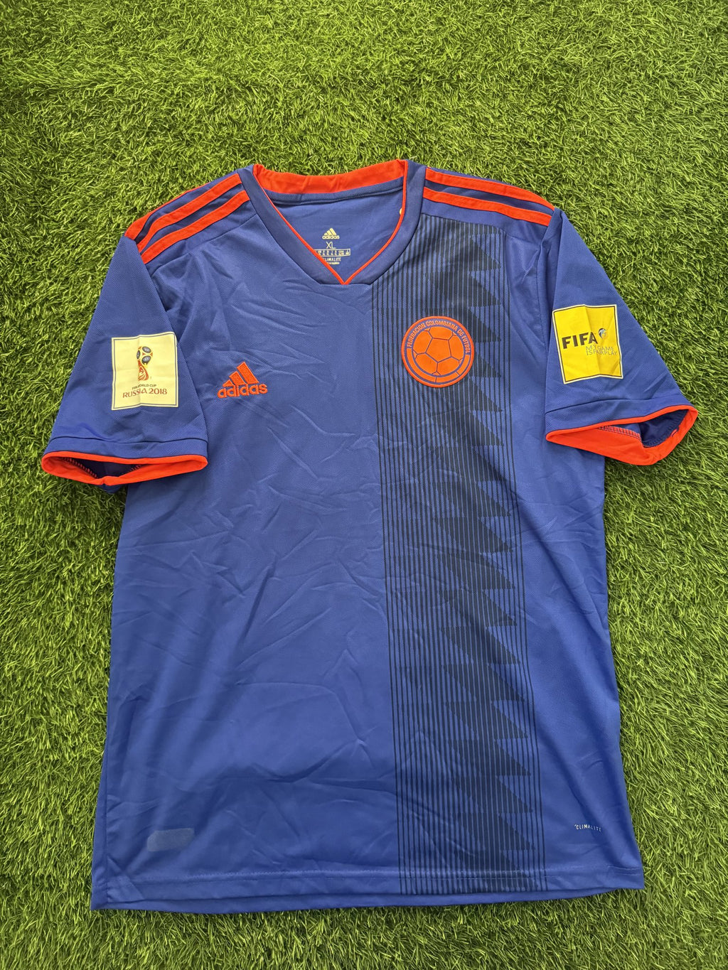 Colombia 2018 World Cup Blue Jersey