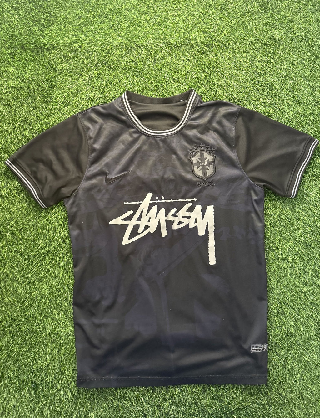 Brazil x Stüssy Black Jersey