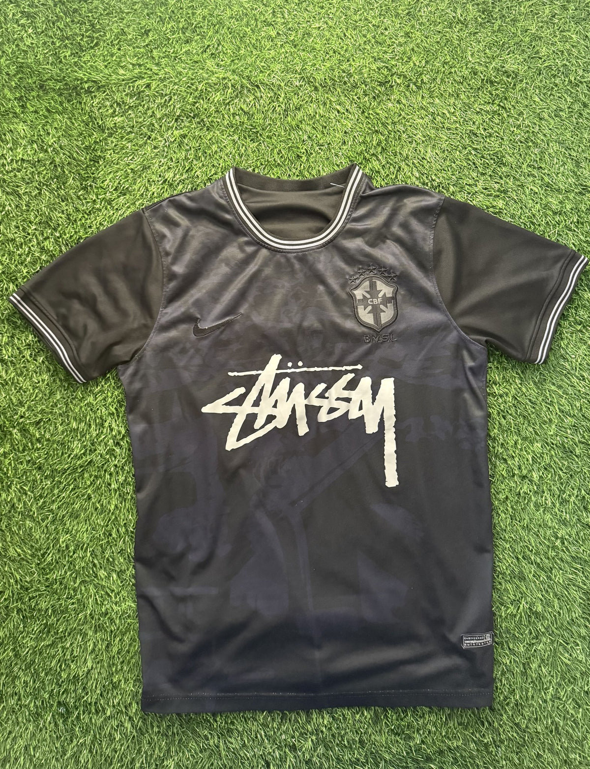 Brazil x Stüssy Black Jersey