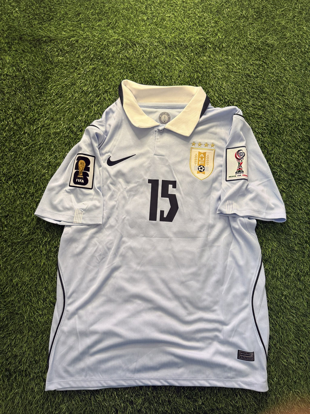 Uruguay 2026 World Cup Jersey with Patches – Valverde