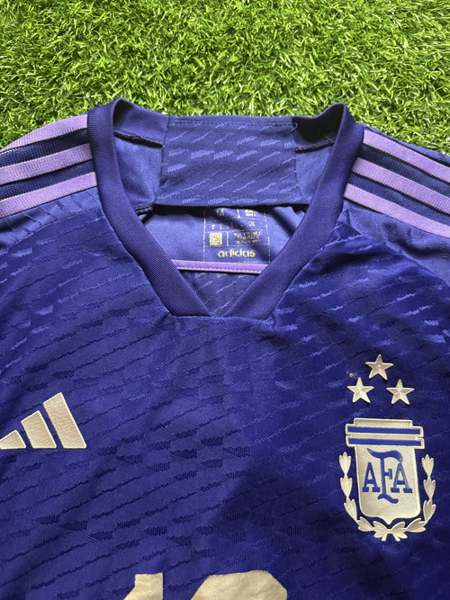 Argentina 2022 World Cup Away Jersey – Messi #10