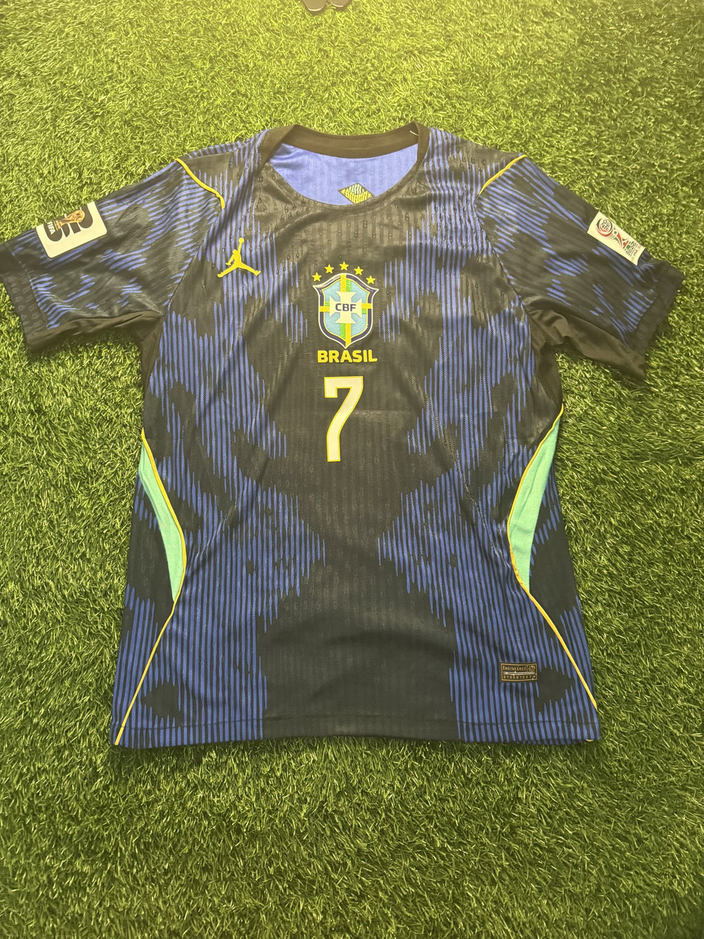 Brazil 2026 World Cup Away Jersey with Patch – Vinícius Jr.
