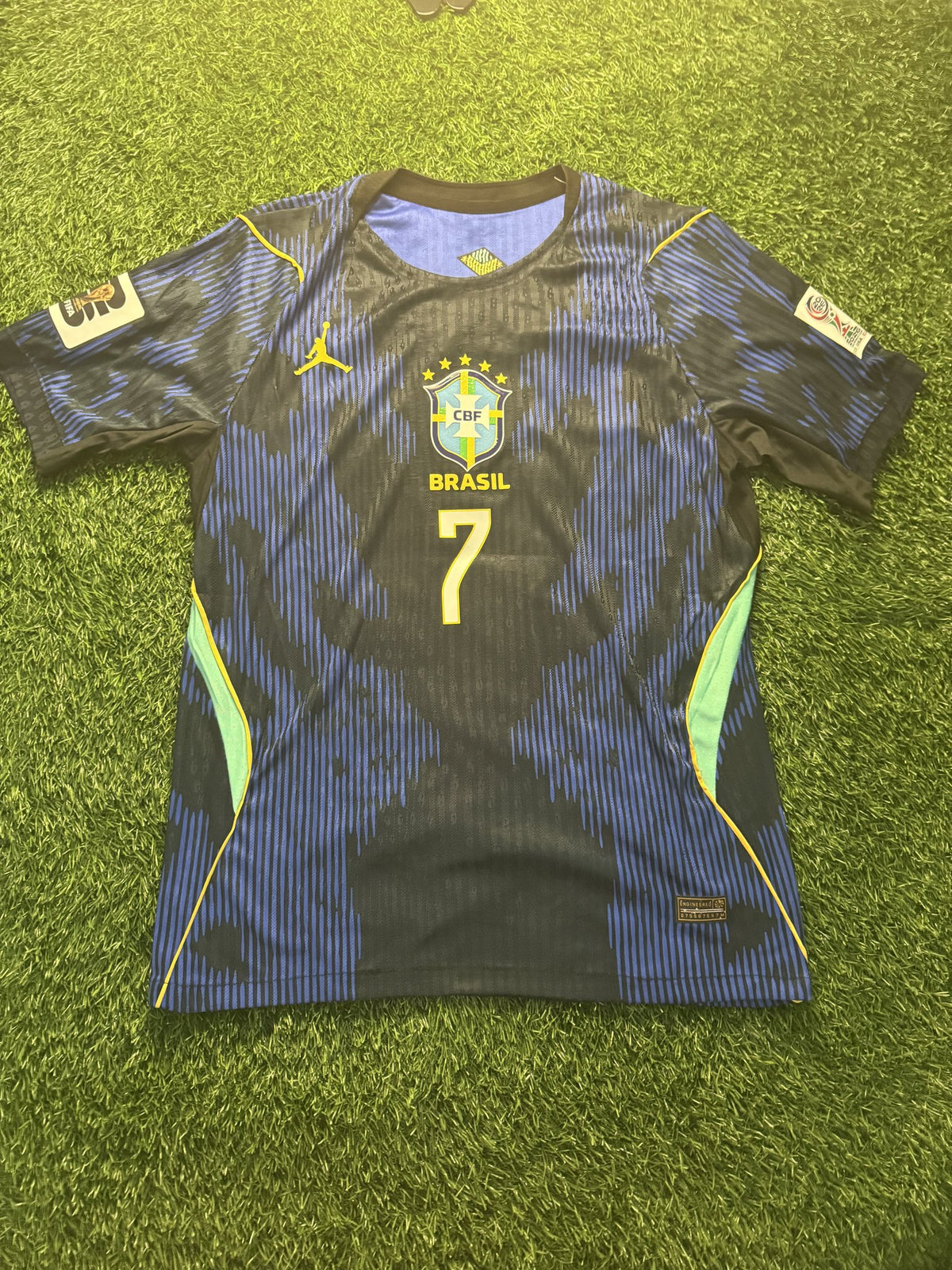 Brazil 2026 World Cup Away Jersey with Patch – Vinícius Jr.