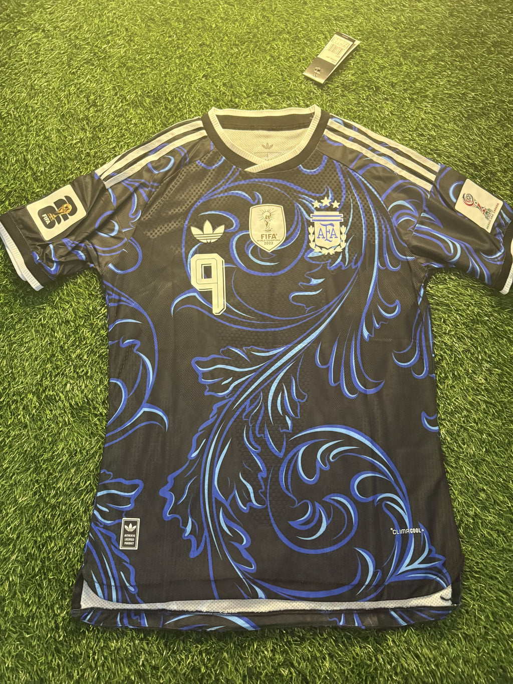 Argentina 2026 World Cup Away Jersey with Patch – Julián Álvarez – Player Version