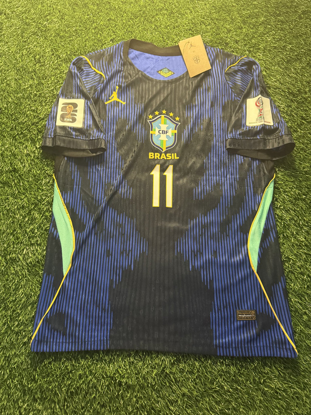 Brazil 2026 Away Jersey – Raphinha – Player Version