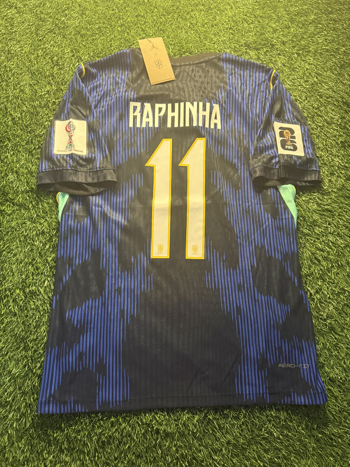 Brazil 2026 Away Jersey – Raphinha – Player Version