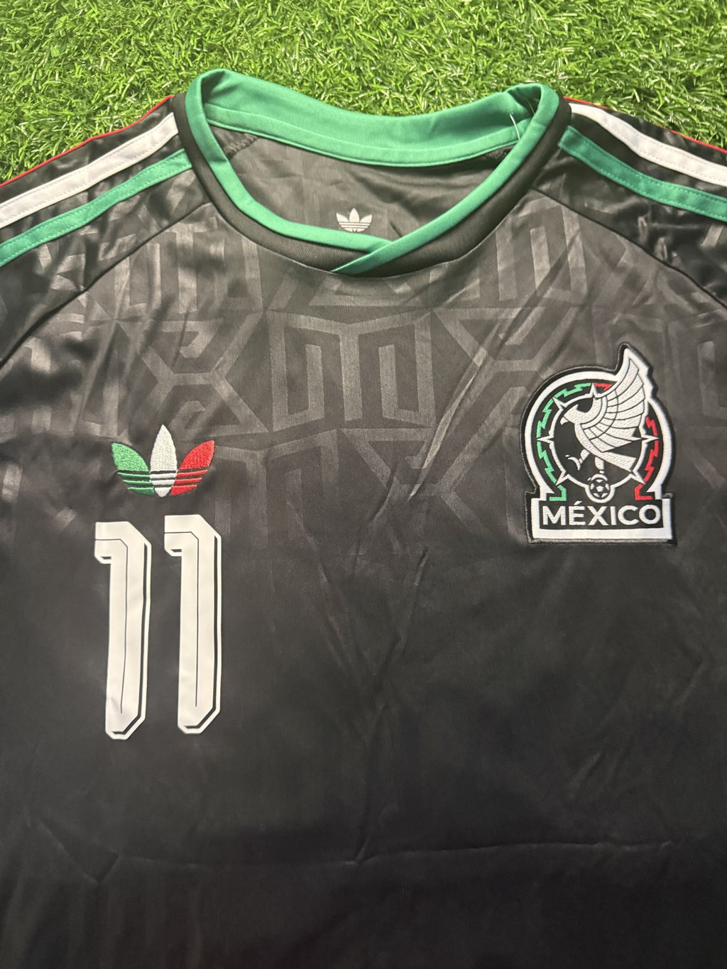 Mexico Black Jersey (Colored Adidas Logo) – Giménez