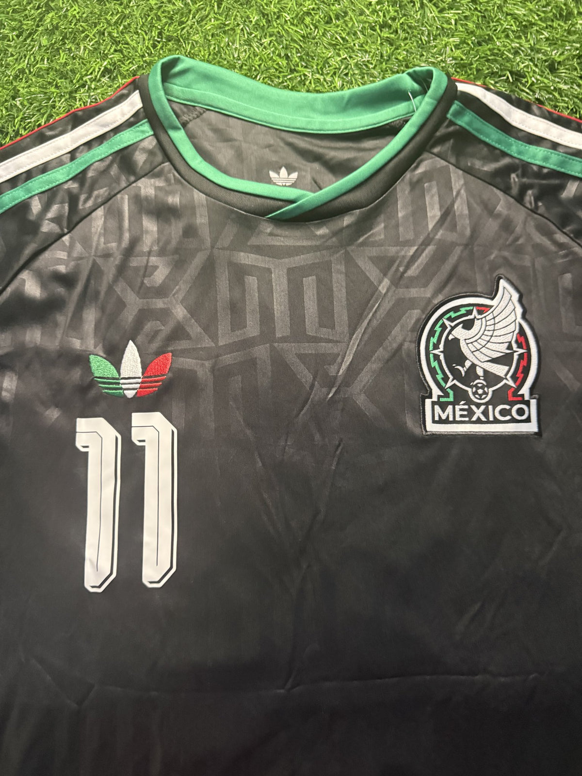 Mexico Black Jersey (Colored Adidas Logo) – Giménez