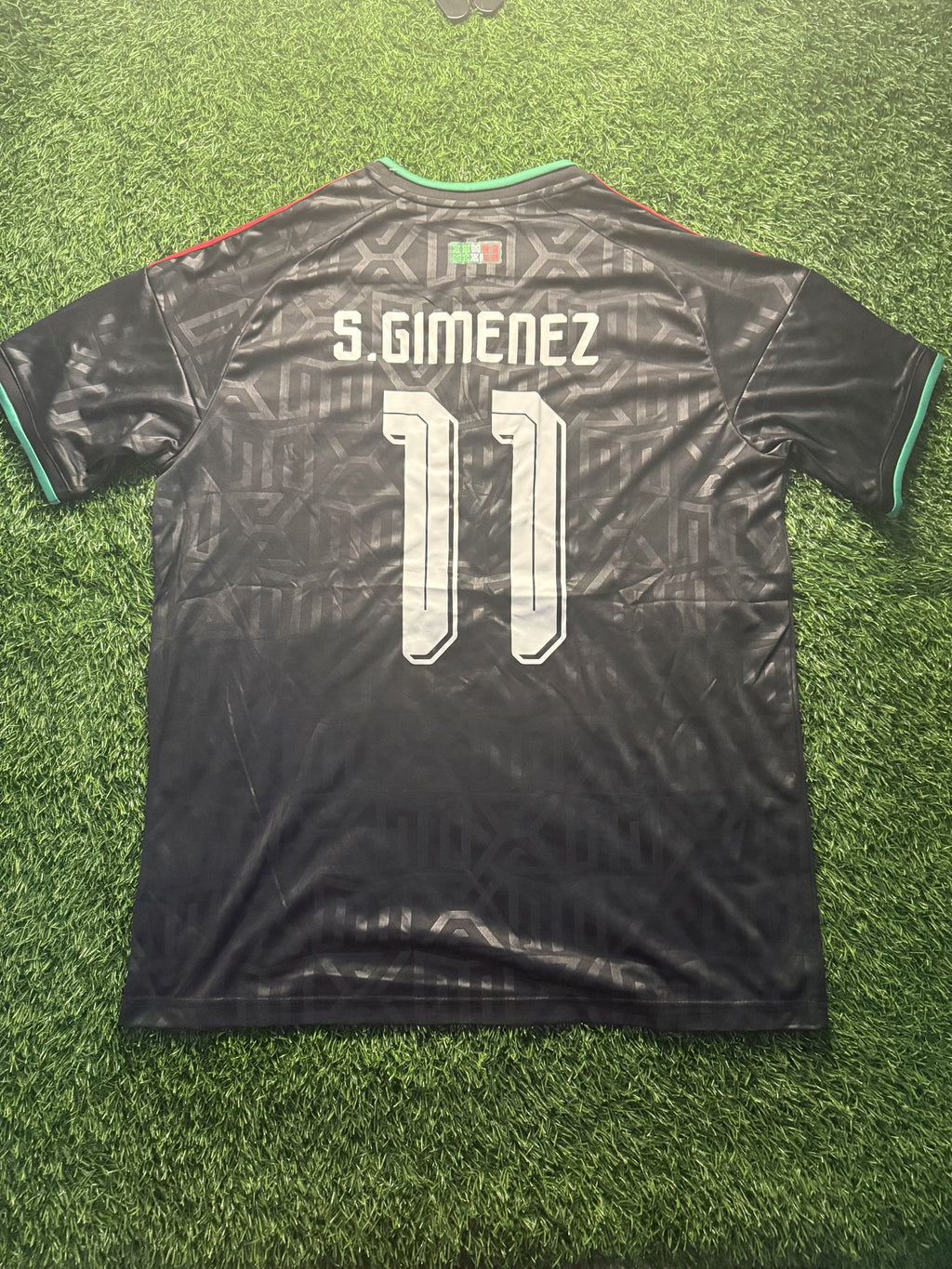 Mexico Black Jersey (Colored Adidas Logo) – Giménez