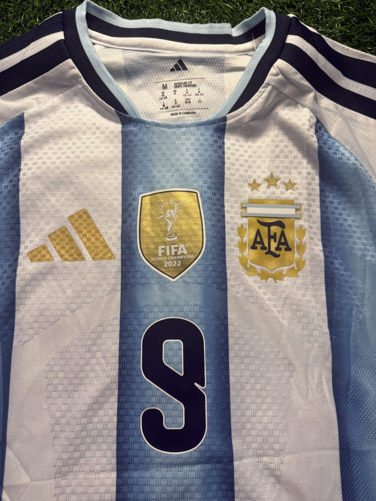Argentina 2026 World Cup Home Jersey with Patch – Julián Álvarez – Player Version