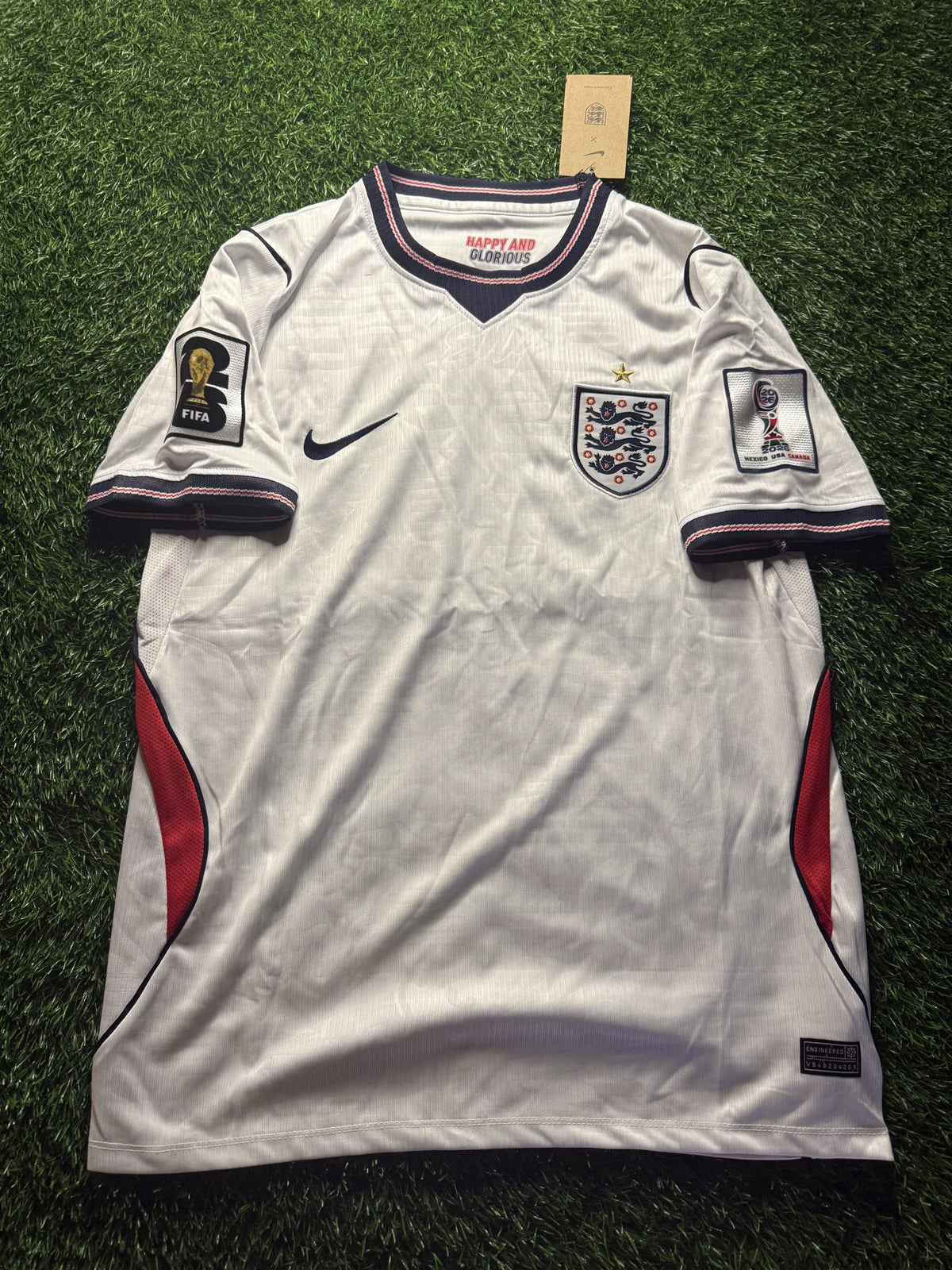 England 2026 World Cup Home Jersey with Patch