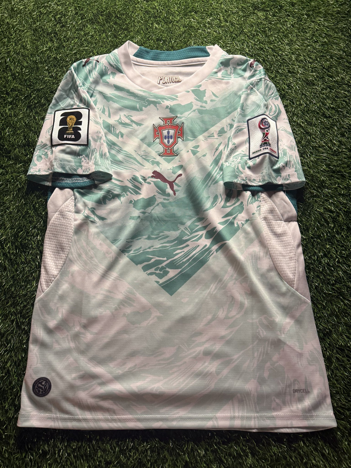 Portugal 2026 World Cup Away Jersey with Patch