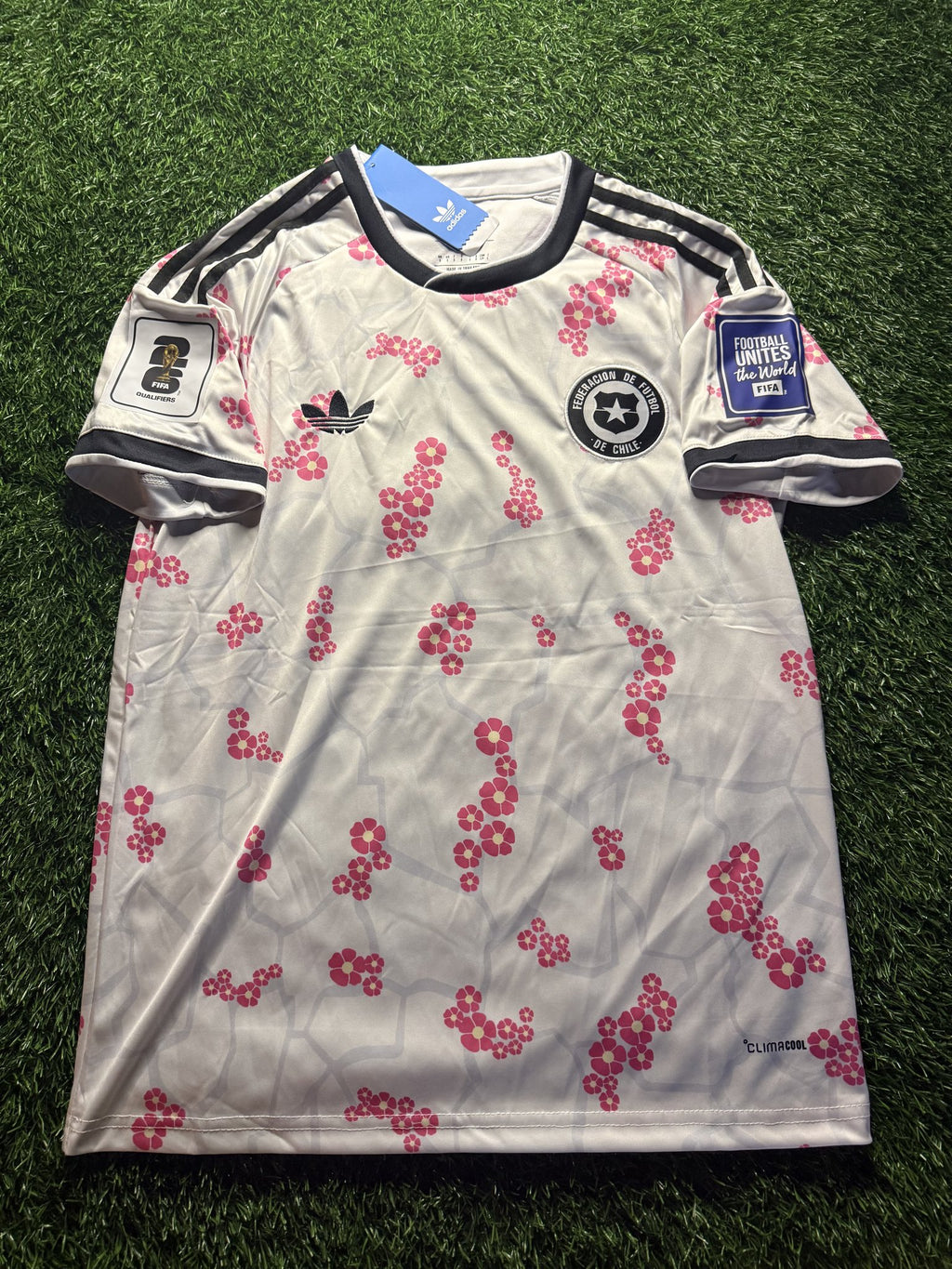 Chile 2026 World Cup White Jersey with Patch