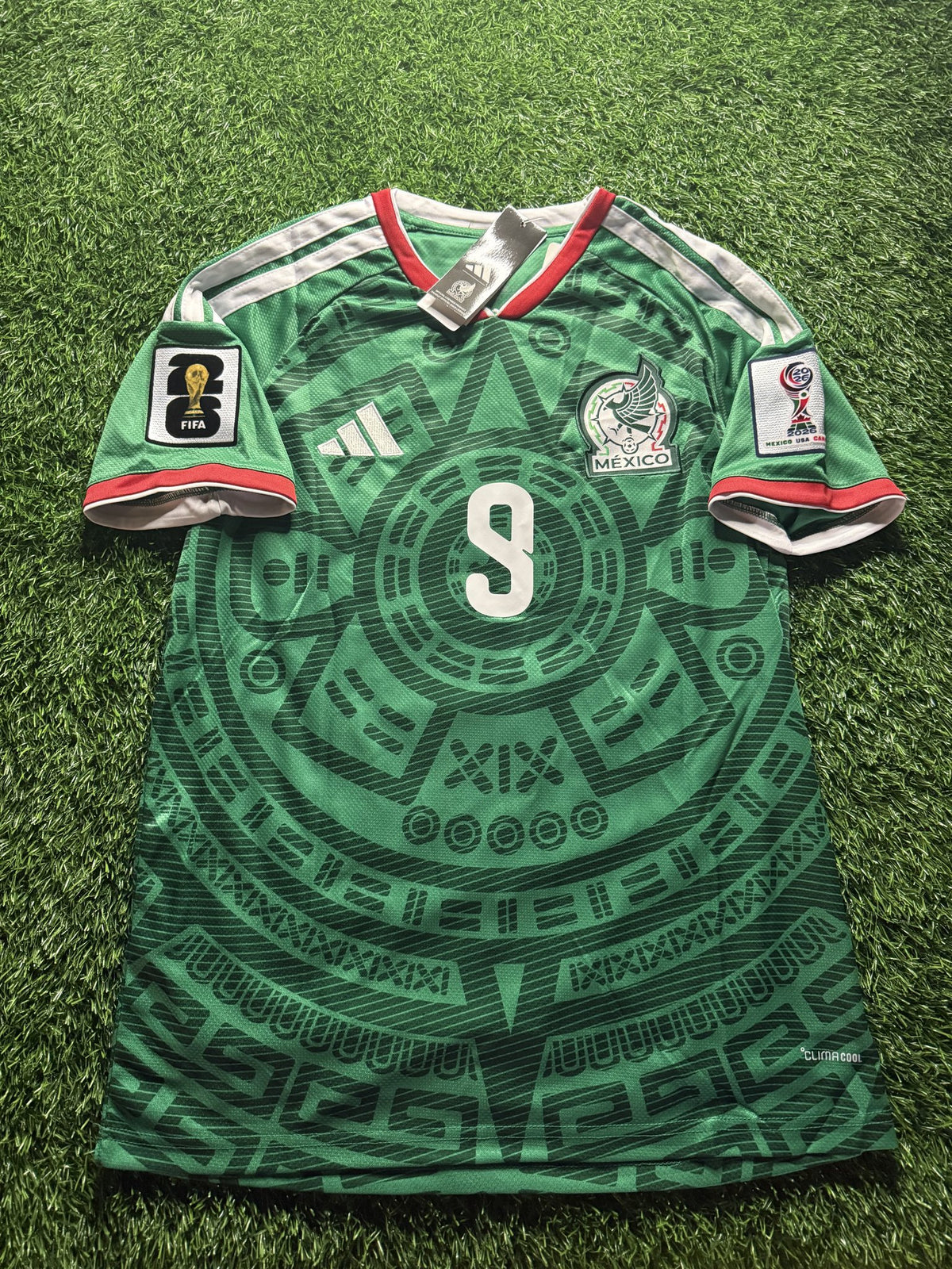 Mexico 2026 World Cup Home Jersey with Patch – Raúl Jiménez