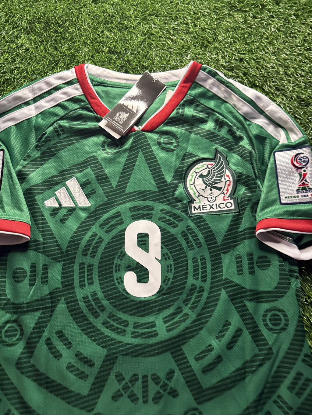 Mexico 2026 World Cup Home Jersey with Patch – Raúl Jiménez