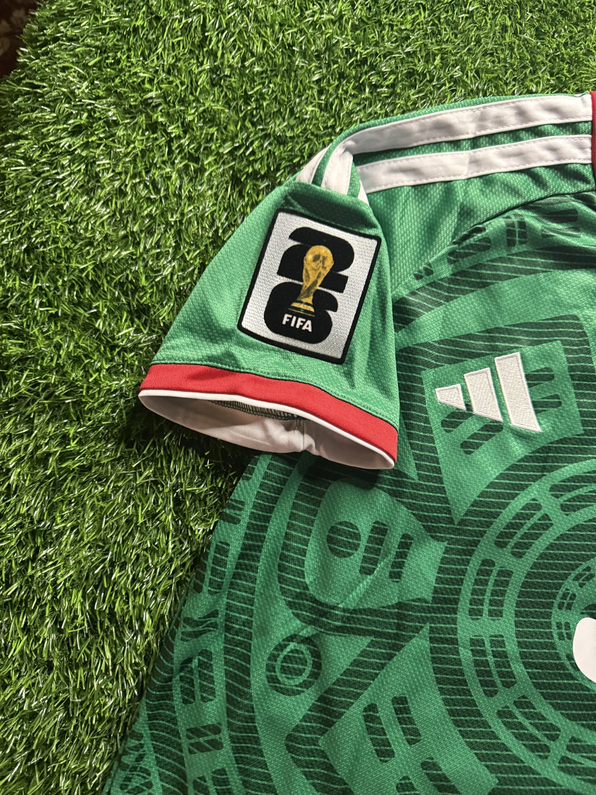 Mexico 2026 World Cup Home Jersey with Patch – Raúl Jiménez