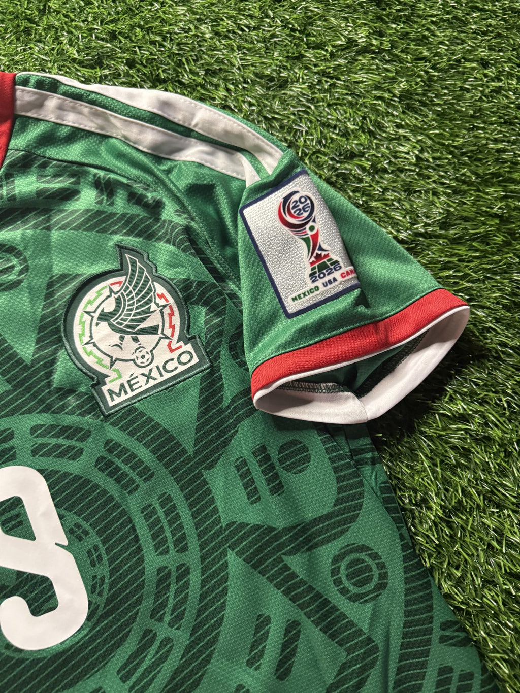 Mexico 2026 World Cup Home Jersey with Patch – Raúl Jiménez