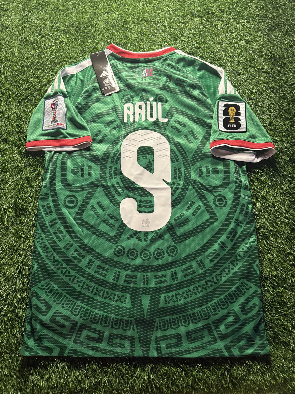 Mexico 2026 World Cup Home Jersey with Patch – Raúl Jiménez