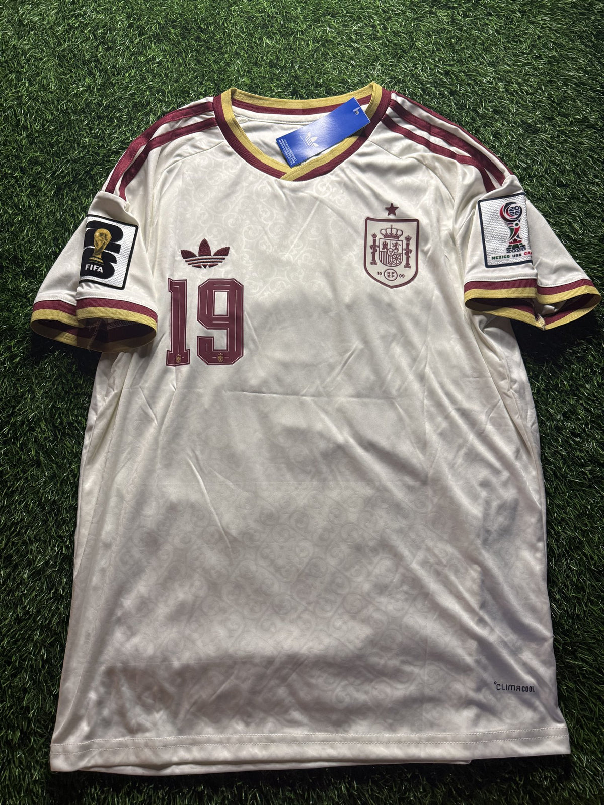Spain 2026 World Cup Away Jersey with Patch – Lamine Yamal