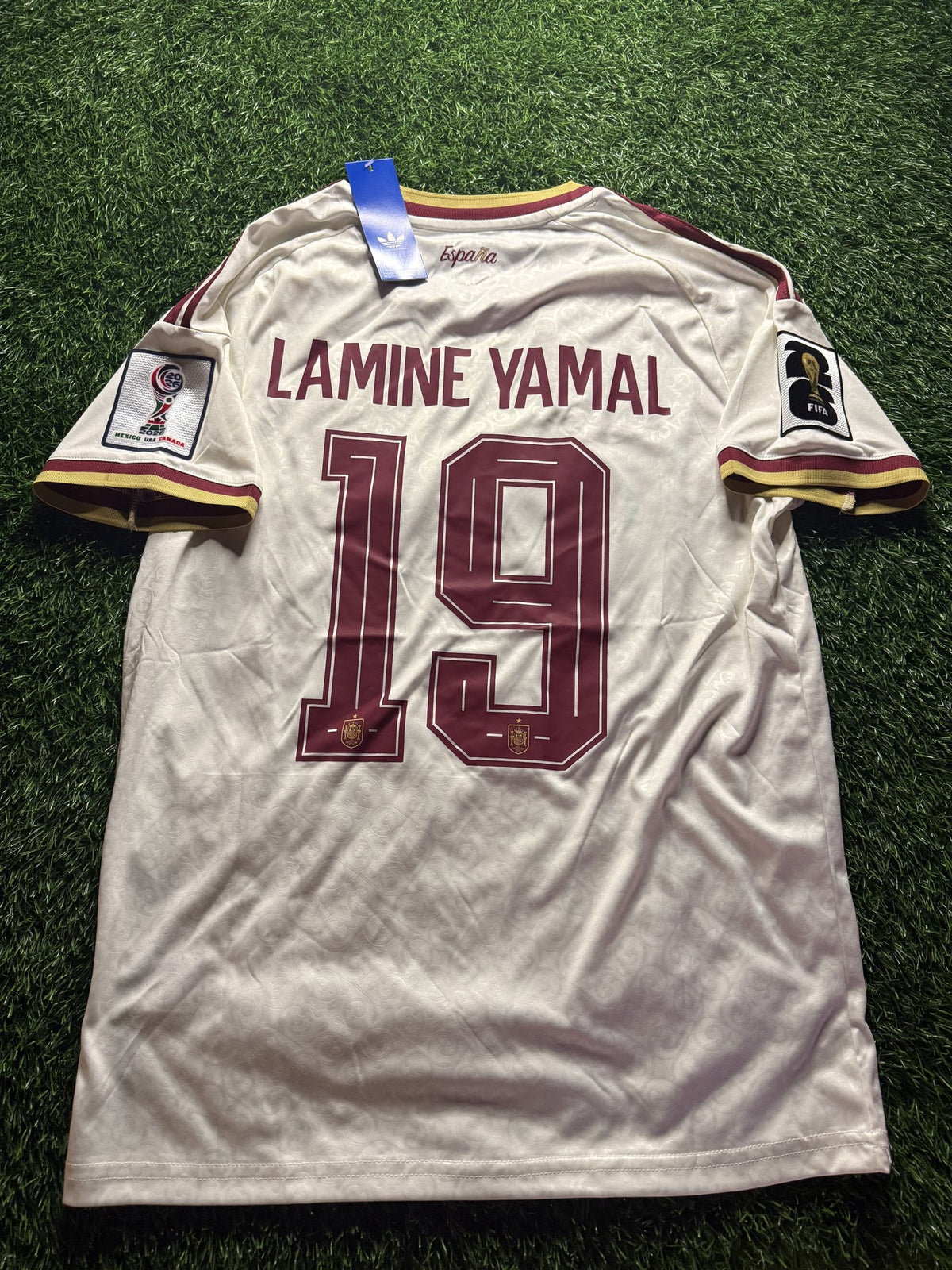Spain 2026 World Cup Away Jersey with Patch – Lamine Yamal